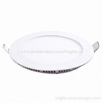 25W LED Panel Light, 85-245V AC,Ultra-Thin,Samsung Chip,SMD2835, 85lm/W, Round Shape, 12mm Thickness
